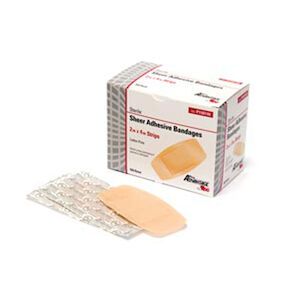 BAND AID PRO ADV 2" X 4" SHEER 50/BX